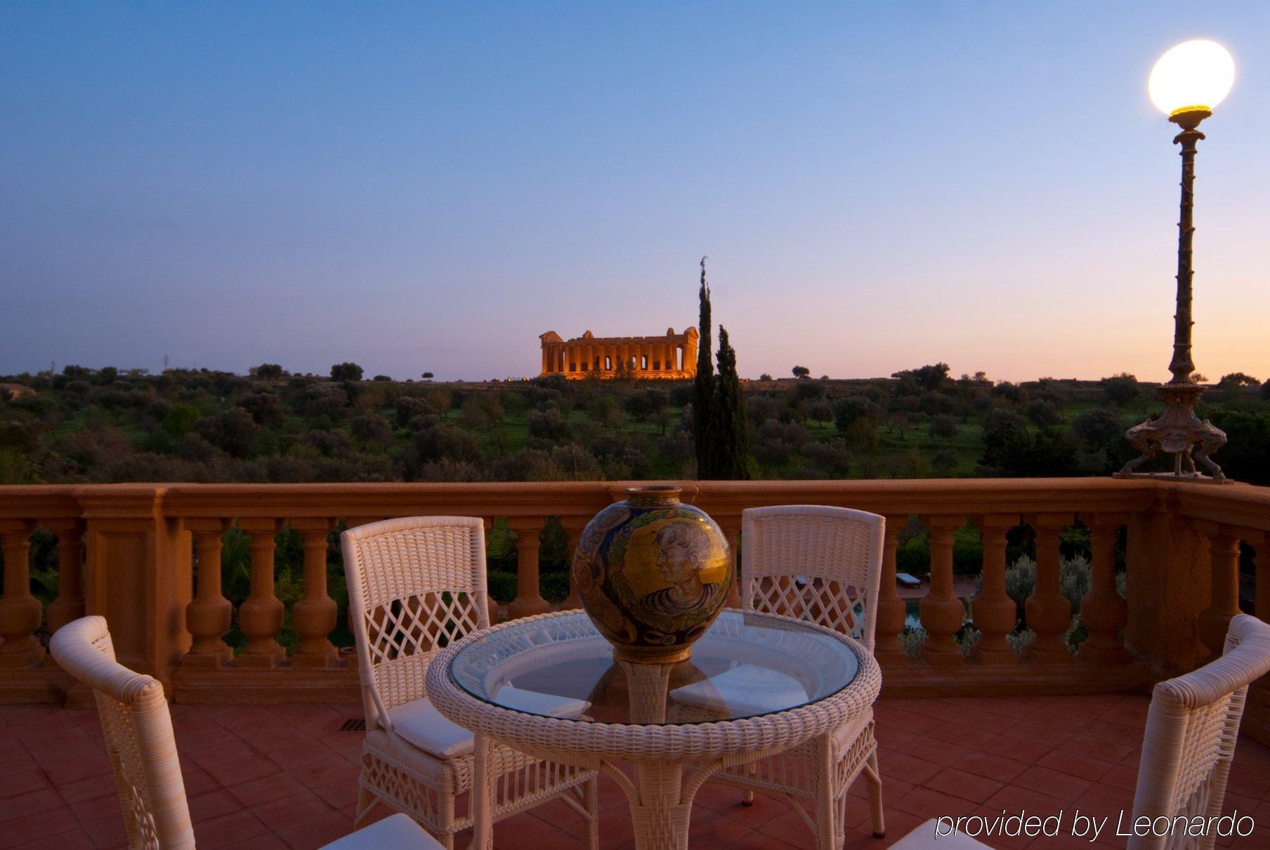 Villa Athena Resort Agrigento Exteriér fotografie View from the terrace of the hotel